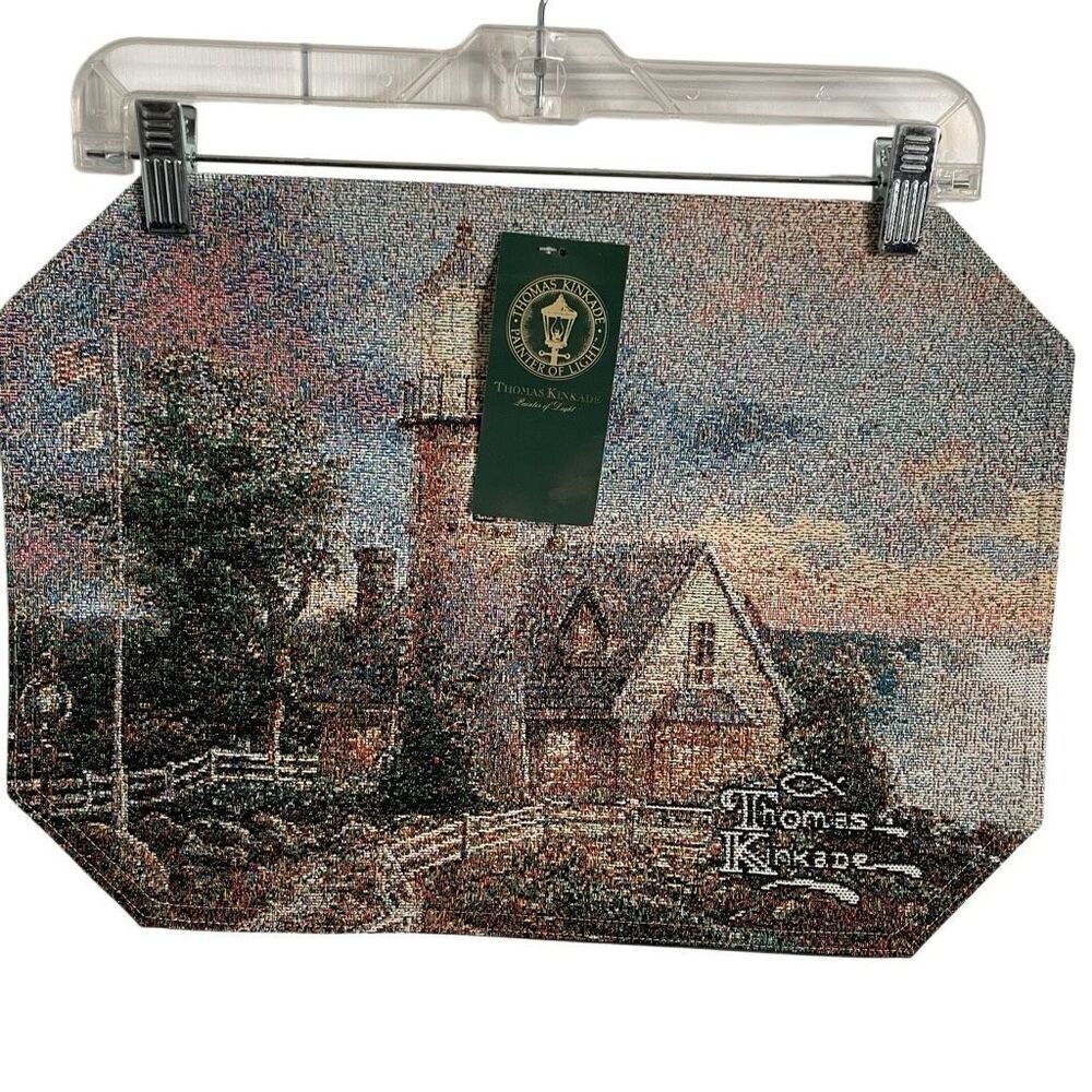Thomas Kinkade Placemat A Light In The Storm Tapestry